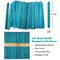 CraftySticks Colored Wood Craft Sticks 4.5 Inch, Red Orange Yellow Green Blue Purple White Black Pink Brown Popsicle Sticks